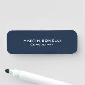 ネイビーブルー特別コンサルテユニークンモダント 名札 (インサイチュ)
