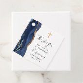 ネイビーブルー瑪瑙の確認ありがとう フェイバータグ (インサイチュ)