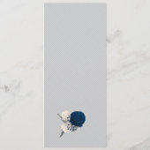 ネイビーブルー白葉花銀 メニュー (裏面)