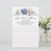 ネイビーブルー石板ダスティー赤面誰が私のゲーム (スタンド正面)