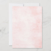 ネイビーブルー石板ダスティ赤面リハーサルディナー 招待状 (裏面)