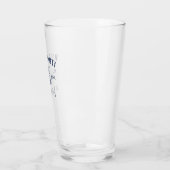 ネイビーブルー素朴いかり |ボート名 タンブラーグラス (左)