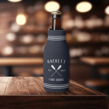 ネイビーブルー素朴オールパーソナライズされたスレイクハウス