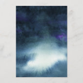 ネイビーブルー結婚金ゴールド詳細 エンクロージャーカード (裏面)