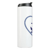 ネイビーブルー航海のいかりセーラーチョイス タンブラー (回転左)