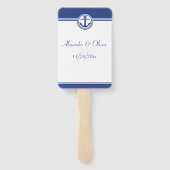 ネイビーブルー航海のいかり ハンドファン (裏面)