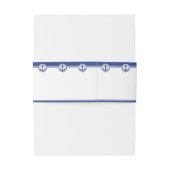 ネイビーブルー航海のいかり 招待状ベリーバンド (裏面例)