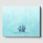 ネイビーブルー航海のウインドセーリングボート ゲストブック (裏面)