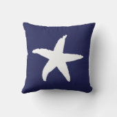 ネイビーブルー航海のシースター クッション (裏面)