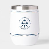 ネイビーブルー航海のボートホイールブルースターズ (背面)