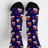 ネイビーブルー航海のヨットクルーズ船 ソックス (上部)