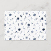 ネイビーブルー花院生詳細 エンクロージャーカード (裏面)