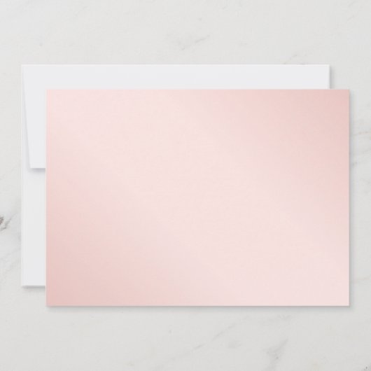 ネイビーブルー赤面ピンクフローラ結婚式の日付を保存 セーブザデート (裏面)