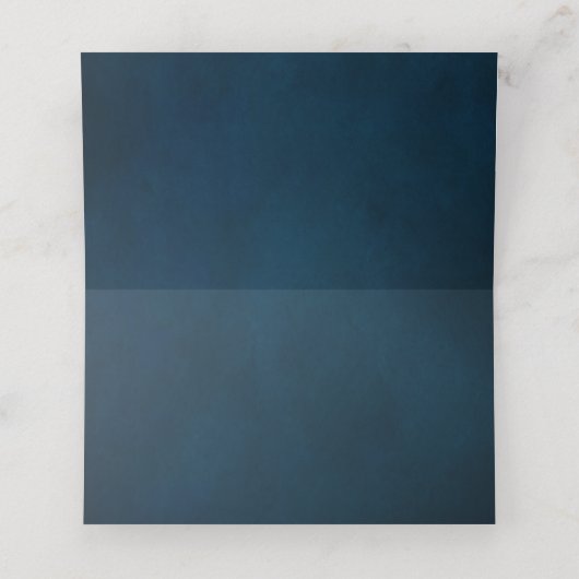 ネイビーブルー赤面ピンクローズボホジオメト結婚リカルP プレイスカード (内部開封)