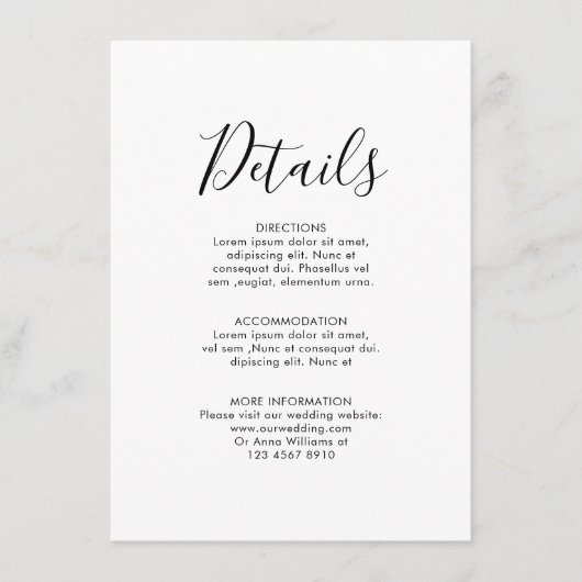 ネイビーブルー赤面ピンクローズボー結婚ホ詳細 エンクロージャーカード (正面)