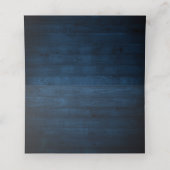 ネイビーブルー赤面ブルゴーニュ金ゴールドジオメトリック結婚ス プレイスカード (内部開封)