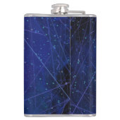 ネイビーブルー輝き フラスク (裏面)