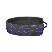 ネイビーブルー金ゴールドあなたの手紙の名前アスレティックヘッドバンド アスレチックヘッドバンド (右)