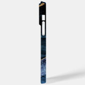 ネイビーブルー金ゴールドグリッター名前をカスタムするiPhoneケース Case-Mate iPhoneケース (裏面 / 左)