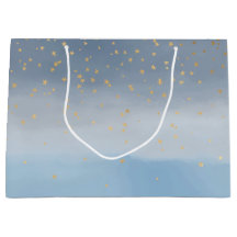 ネイビーブルー金ゴールドスターズスカイウォーター色