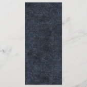 ネイビーブルー金ゴールドストリングライト《写真》ぼけ味結婚のメニュー メニュー (裏面)