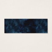 ネイビーブルー金ゴールドブライダルシャワーレジストリ挿入カード (裏面)