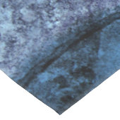 ネイビーブルー金ゴールドマーブルモノグラム名テーブルクロス テーブルクロス (アングル)