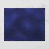 ネイビーブルー金ゴールド写真の誕生日を保存 チラシ (裏面)