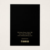 ネイビーブルー金ゴールド縁どアリングジュエリー表示 (裏面)