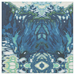 ネイビーブルー、ウェッジウッドブルー&グリーンファブリック「ドーバー」 ファブリック