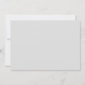 ネイビーブルー グレー ホワイト ストライプ セーブ・ザ・デート 招待状 (裏面)