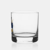 ネイビーブルー ゴールド クラスオブ2026 卒業式 ウイスキーグラス (左)