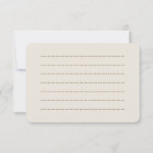 ネイビーブルー&シルバーノートカード ノートカード (裏面)