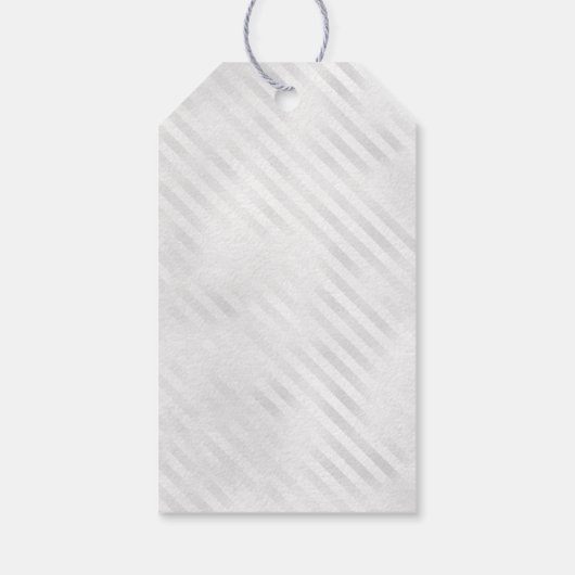 ネイビーブルー シルバー バルーン グリッター 誕生日 プレゼント ギフトタグ (裏面)