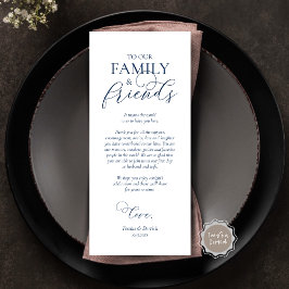 ネイビーブルー，ディナープレイス設定サンキューカード プログラム