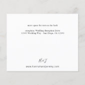 ネイビーブルー、バーガンディ、ピンクの花柄の詳細 チラシ (裏面)