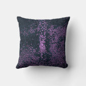 ネイビーブルー&パープルシャグレン クッション (裏面)