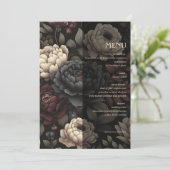 ネイビーブルー&ブルガンディームーディフローラ メニュー (スタンド正面)