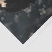 ネイビーブルー&ベージュバレリーナ美しい&フローラ 薄葉紙 (詳細)