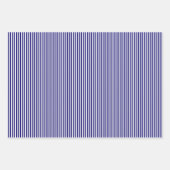 ネイビーブルー&ホワイトストライプズ ラッピングペーパーシート (正面3)