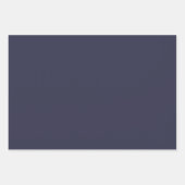 ネイビーブルー ラッピングペーパーシート (正面)