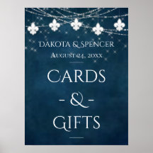 ネイビーブルー（紋章の）フラ・ダ・リフェアリーライト |の結婚サイン