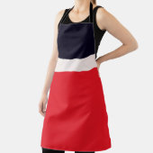 ネイビーブルー（赤） エプロン (インサイチュ)