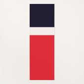 ネイビーブルー（赤） ヨガマット (正面)