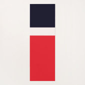 ネイビーブルー（赤） ヨガマット (裏面)