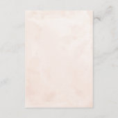 ネイビーブルー&金ゴールドバラズ結婚詳細 エンクロージャーカード (裏面)