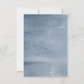 ネイビーブルー&金ゴールドバラ保存日 セーブザデート (裏面)