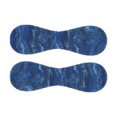 ネイビーブルー&金ゴールドフェイクマーブルアクリルアブストラクション 野球ボール (パネル)