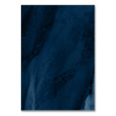 ネイビーブルー&金ゴールド結婚のテーブルカード テーブルナンバー (裏面)