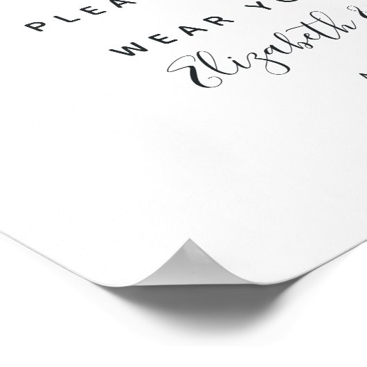 ネイビーブルー、金ゴールド&シルバーフローラ結婚の顔マスク ポスター (角)